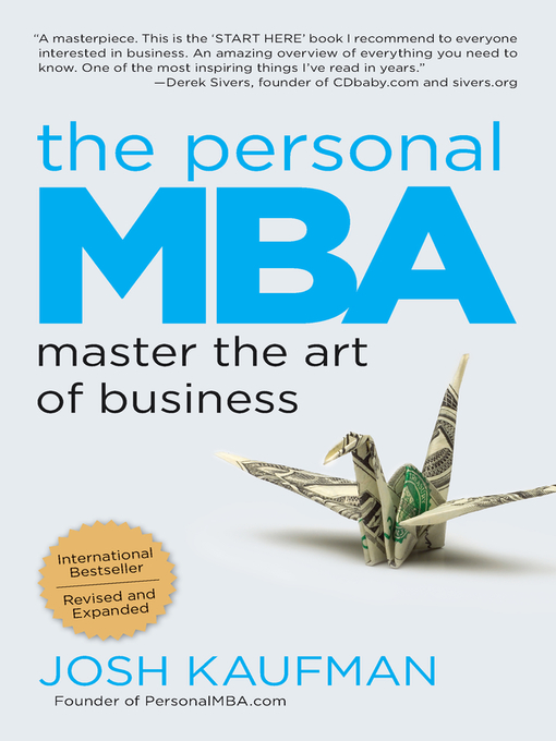 Title details for The Personal MBA by Josh Kaufman - Wait list